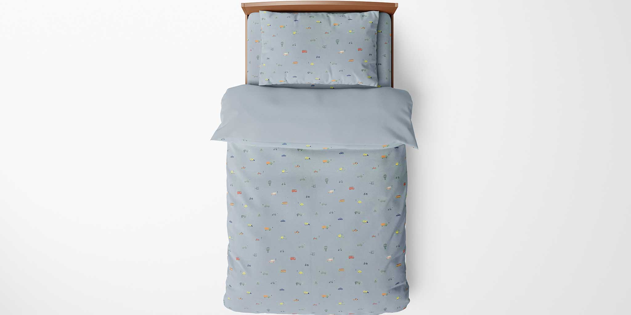 100% Cotton DUVET Kids COVER SET Reversible Bedding Cover
