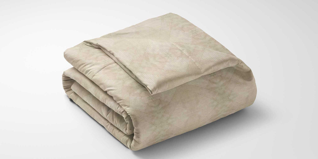 100% Cotton DUVET COVER SET Reversible Bedding Cover Self Print