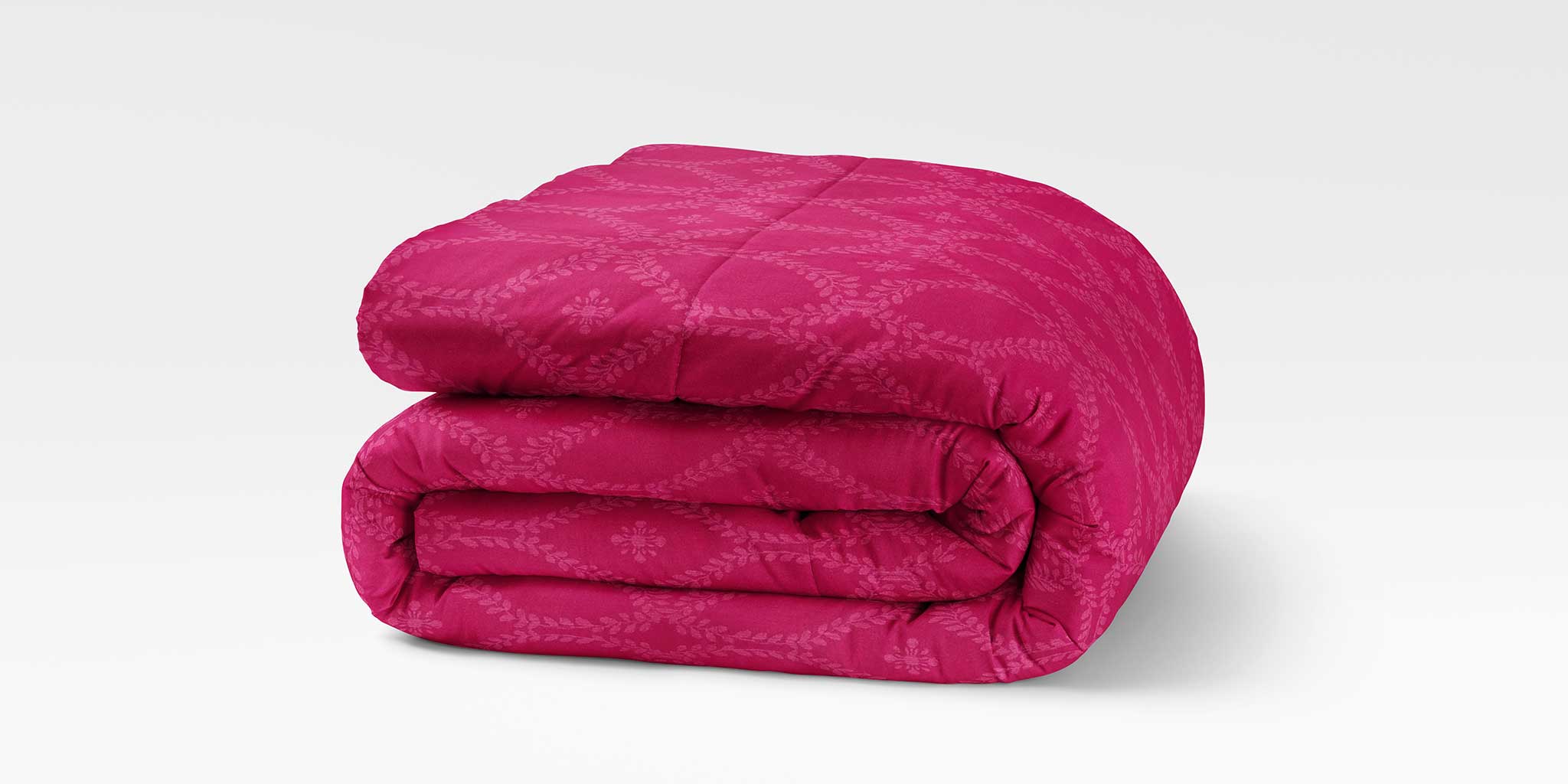 100% Cotton DUVET COVER SET Reversible Bedding Cover Self Print