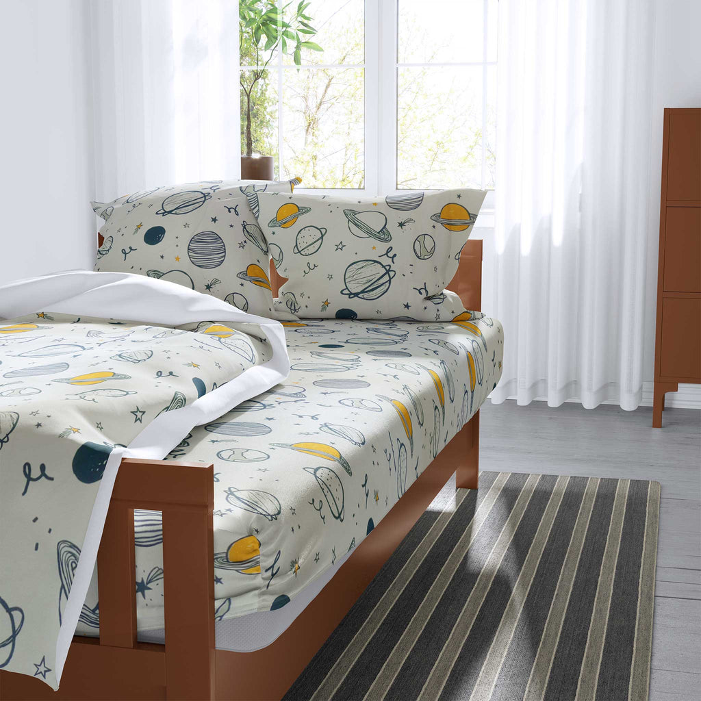 100% Cotton DUVET Kids COVER SET Reversible Bedding Cover