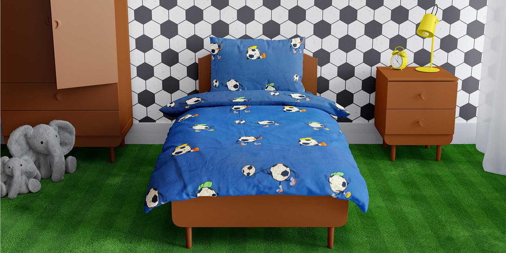 100% Cotton DUVET Kids COVER SET Reversible Bedding Cover