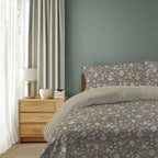 100% Cotton DUVET COVER SET Reversible Bedding Cover