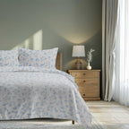 100% Cotton DUVET COVER SET Reversible Bedding Cover