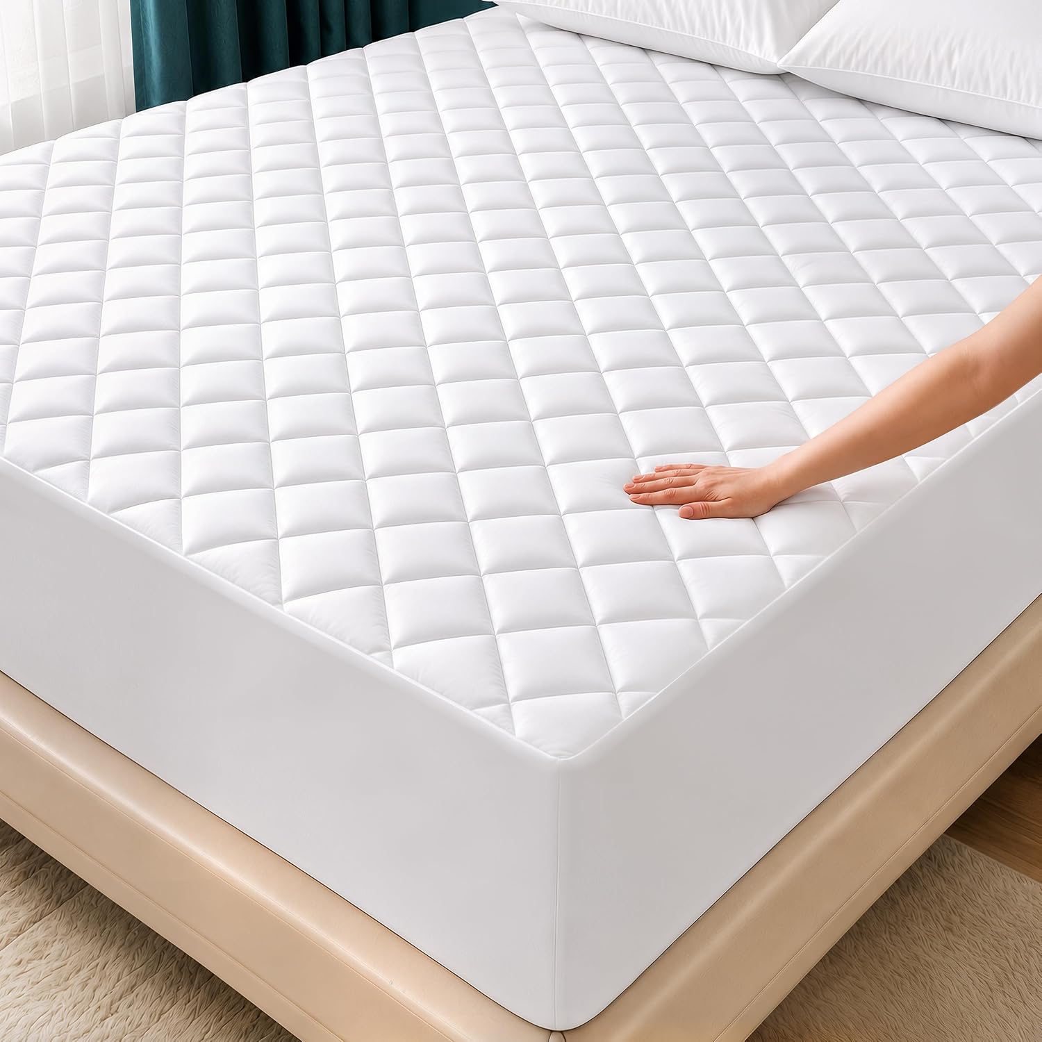 Waterproof Quilted  Mattress Protector
