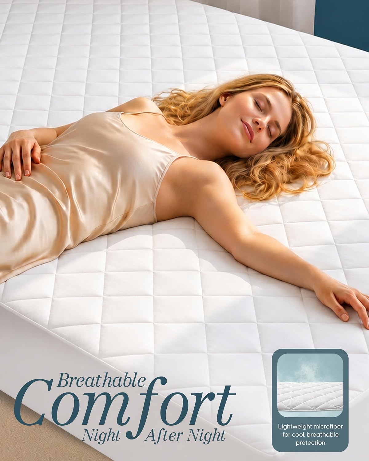 Waterproof Quilted  Mattress Protector