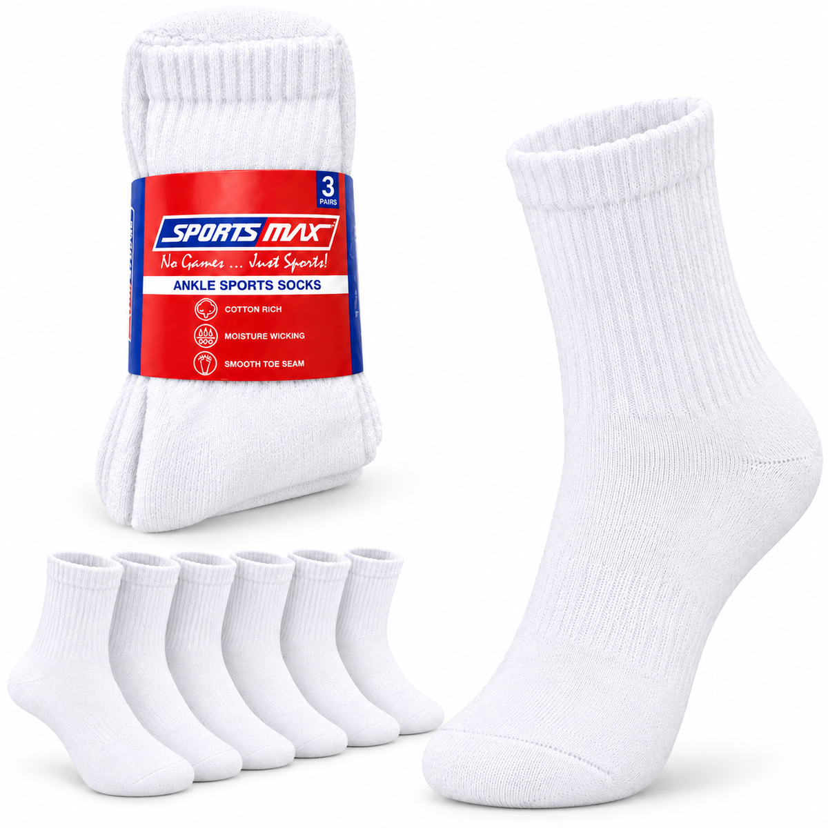 Sport Crew Socks And Daily Plain Socks