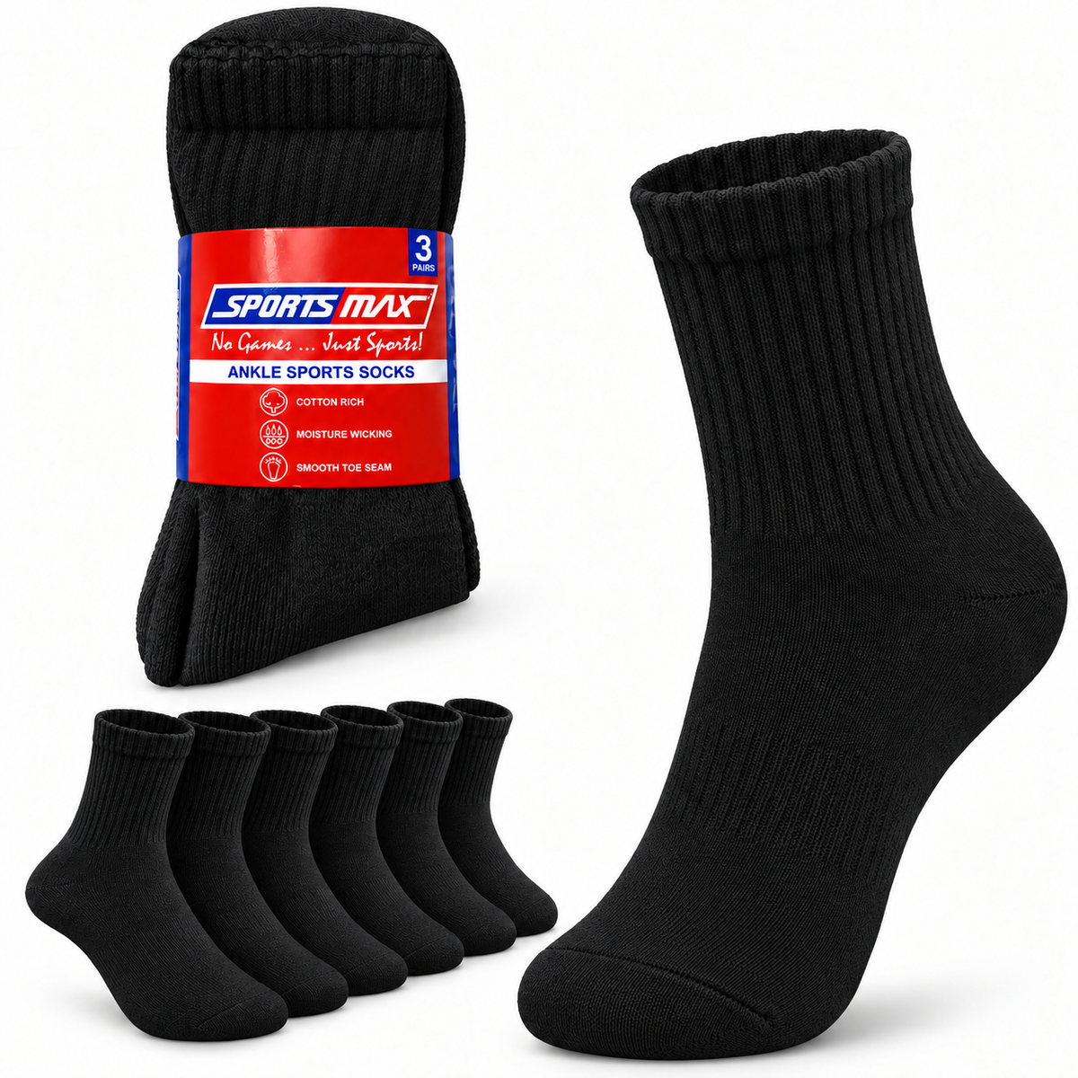 Sport Crew Socks And Daily Plain Socks